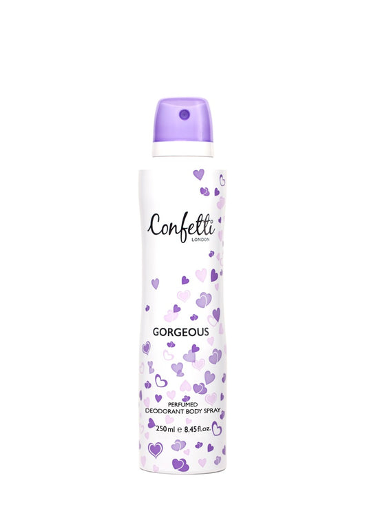 CONFETTI LONDON GORGEOUS DEO 250ML